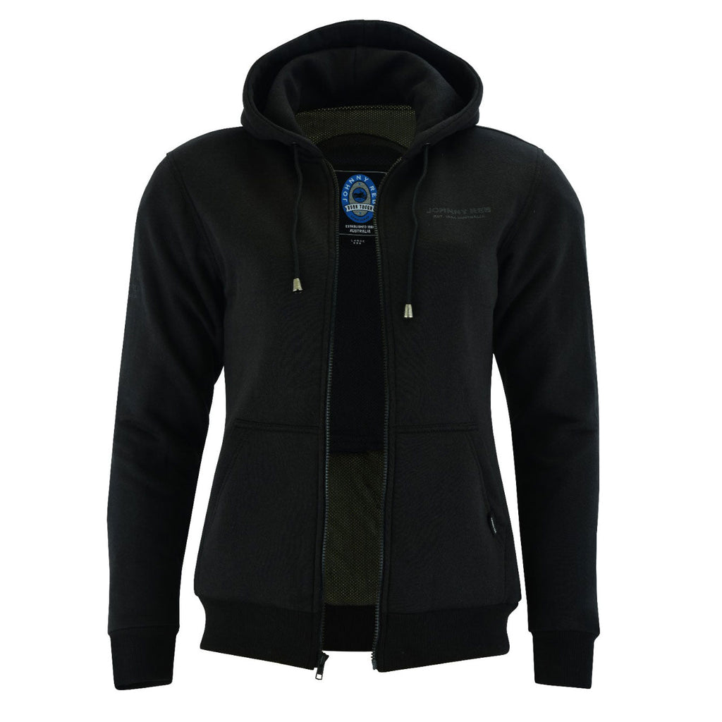 Johnny Reb Women's Hume Protective Kevlar Lined Full-Zip Hoodie - Black - product image 6