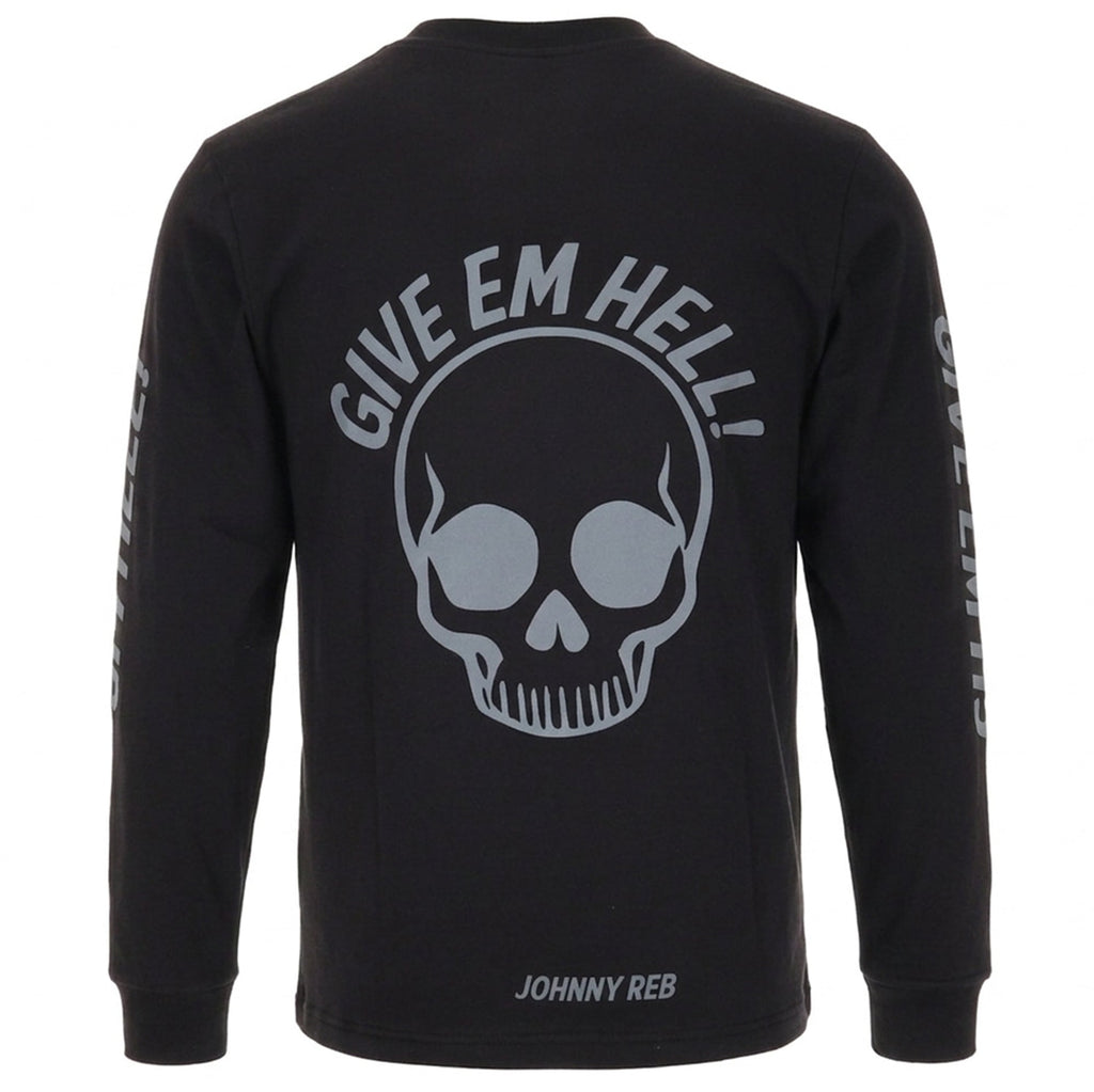 Johnny Reb Give Em Hell Protective Kevlar Lined Long Sleeve T-Shirt - Black - product image 3