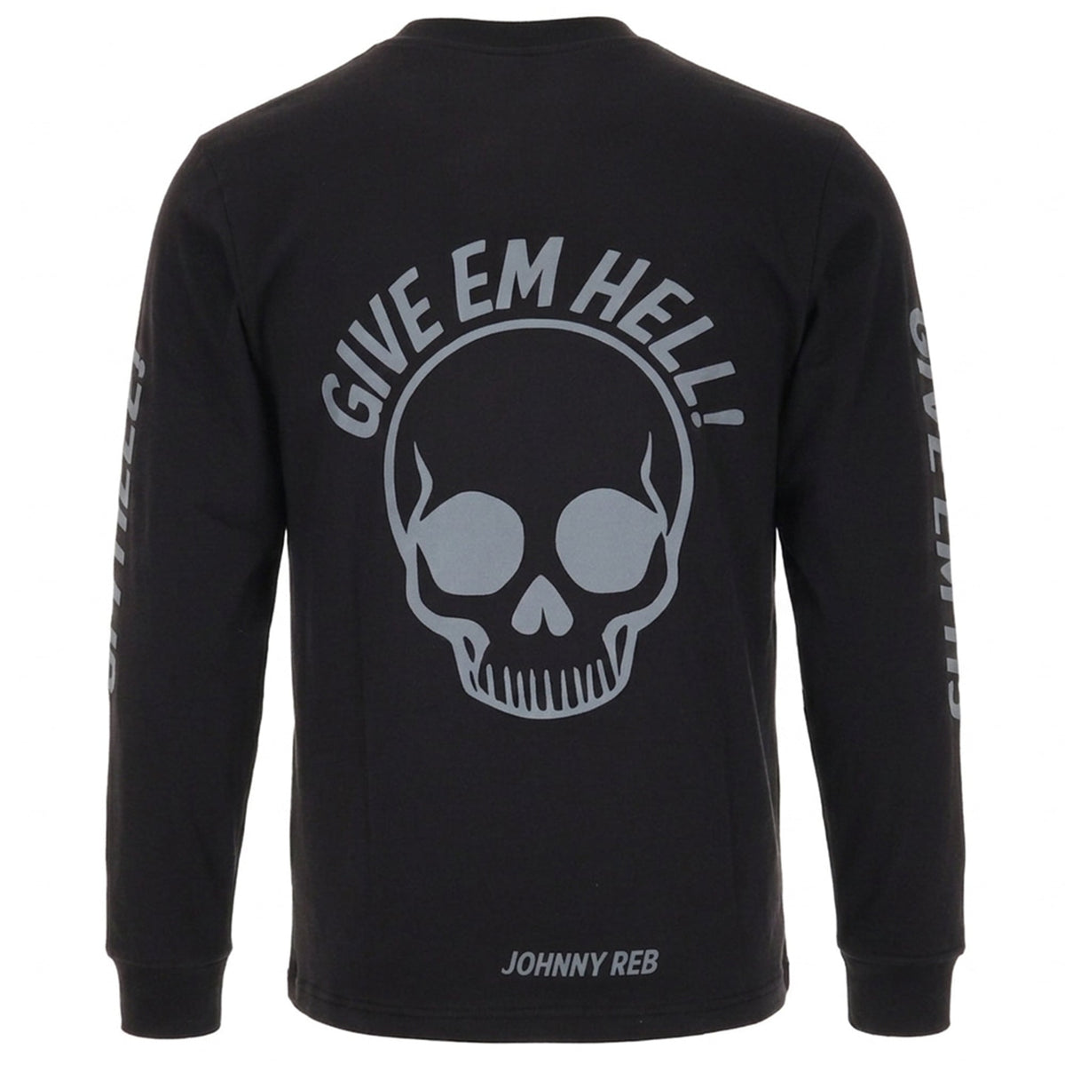 Johnny Reb Give Em Hell Protective Kevlar Lined Long Sleeve T-Shirt - Black - product image 3