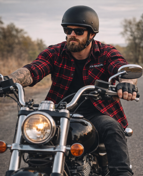 Joe Rascal Kevlar Riding Flannel Jacket – Ride Fast, Ride Rascal
