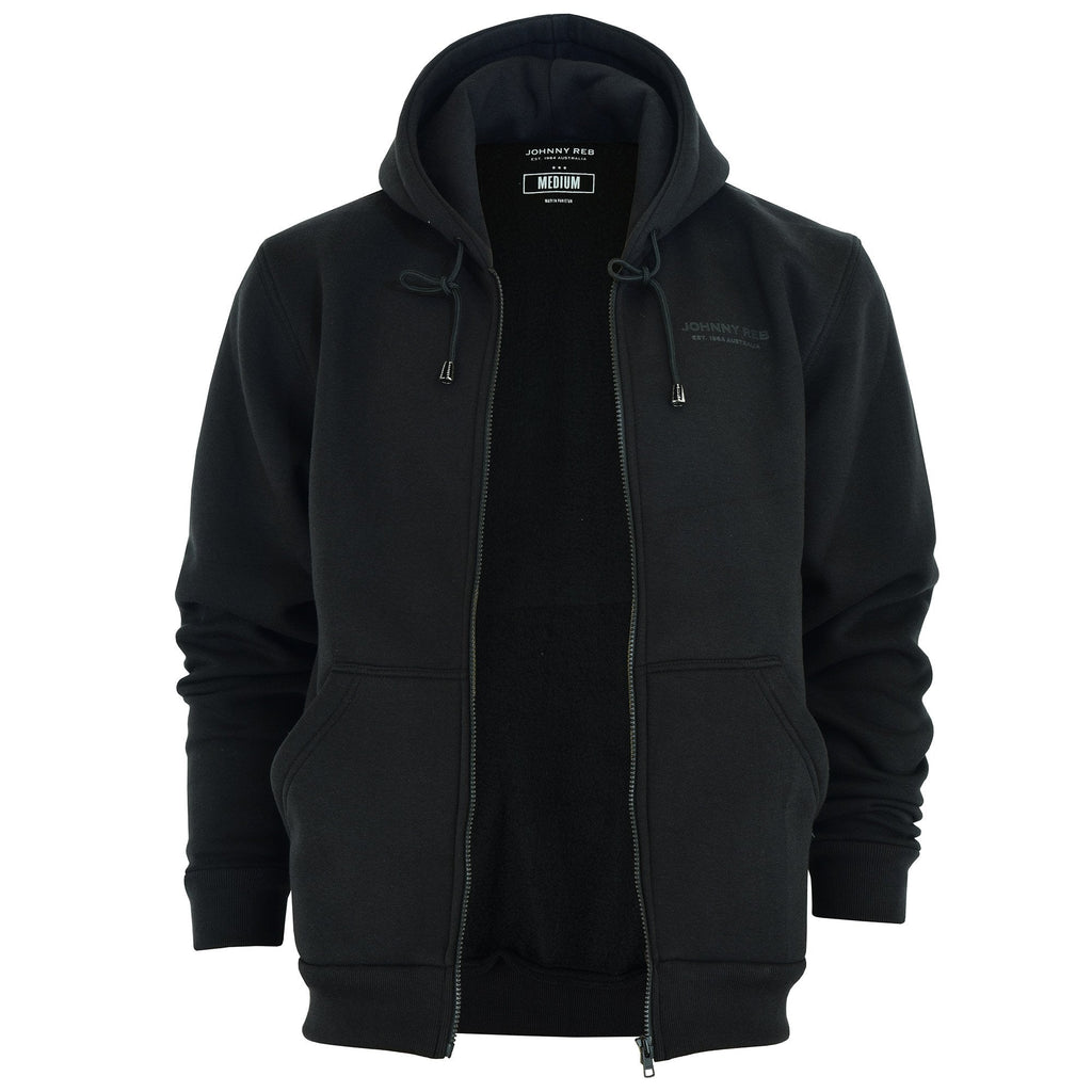 Johnny Reb Men's Aussie Skull Full-Zip Hoodie