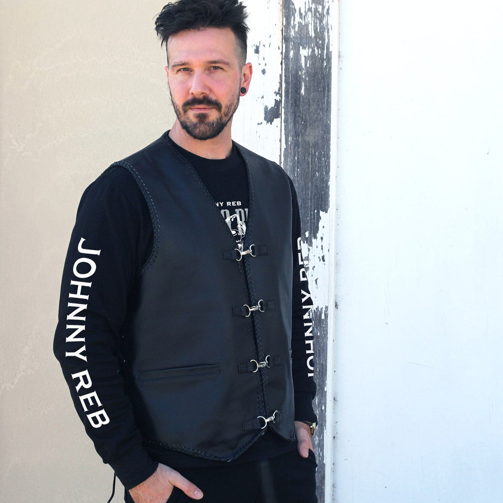 Johnny Reb 'Born To Ride' Long Sleeve T-Shirt - Black - product image 2