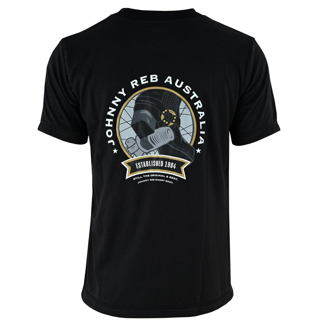 Johnny Reb 'Classic Boot' T-Shirt - Black - product image 4