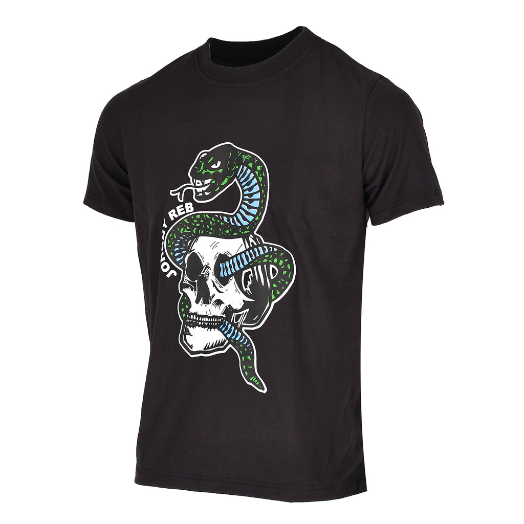 Johnny Reb Snake & Skull T-Shirt - Blue - product image 3