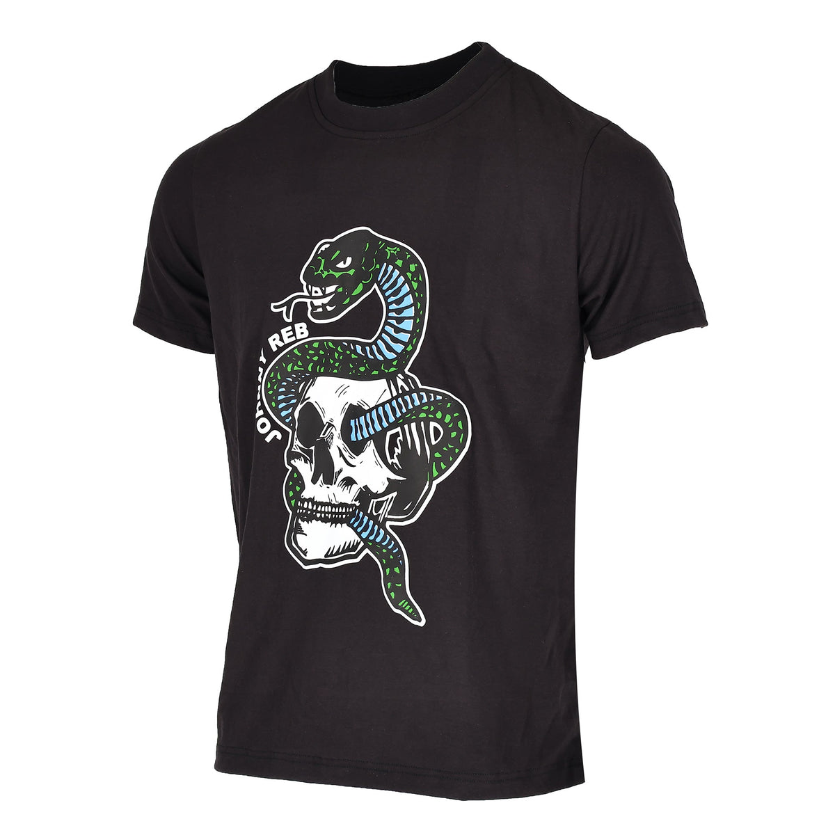Johnny Reb Snake & Skull T-Shirt - Blue - product image 3