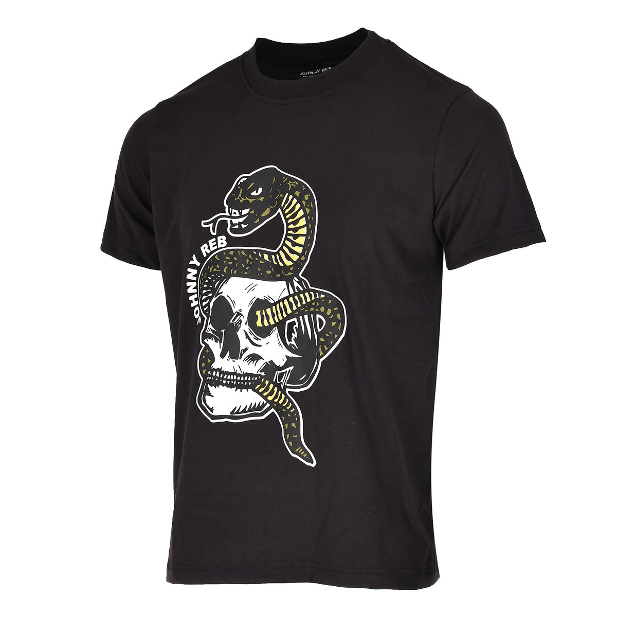 Johnny Reb Snake & Skull T-Shirt - Olive - product image 3