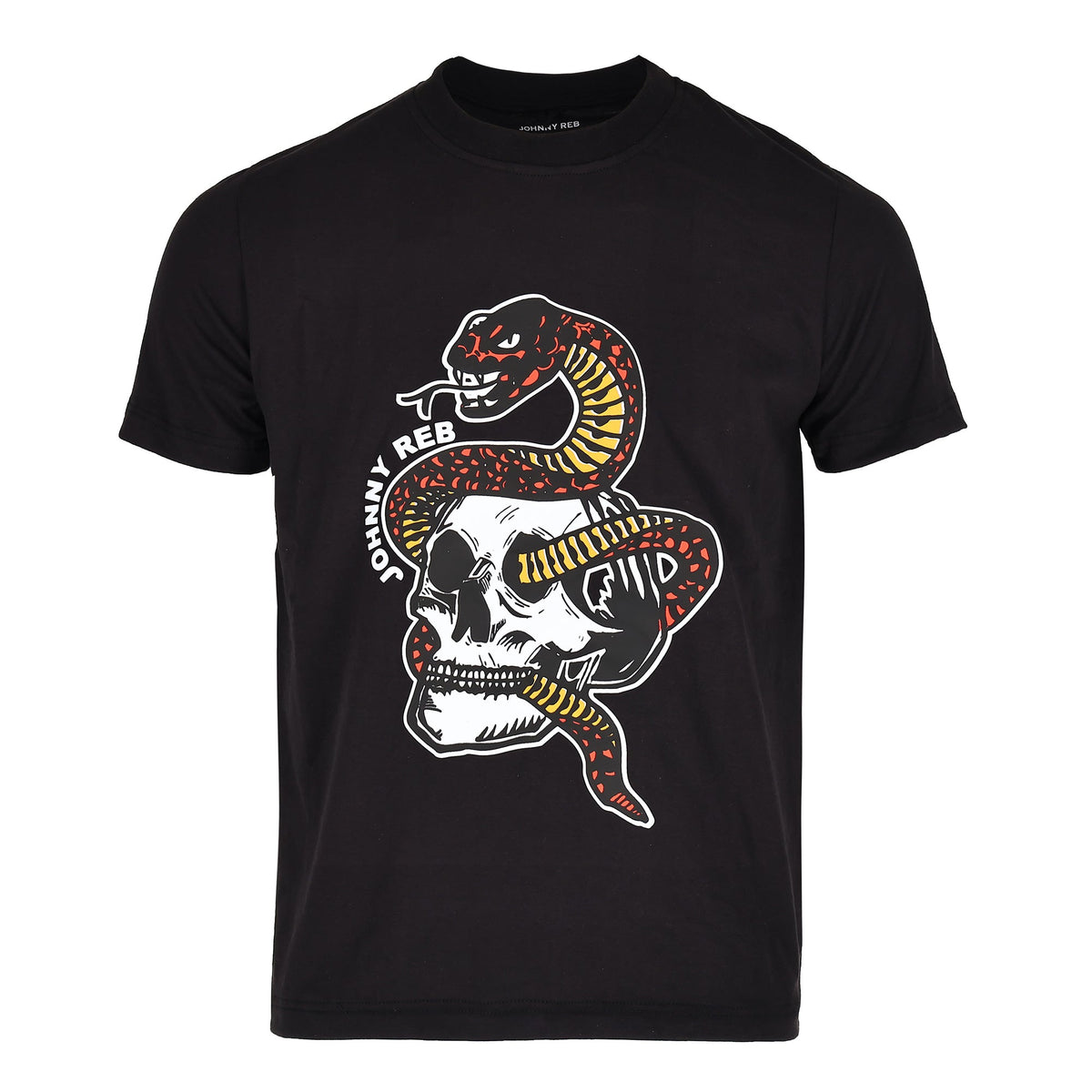Johnny Reb Snake & Skull T-Shirt - Red - product image 1