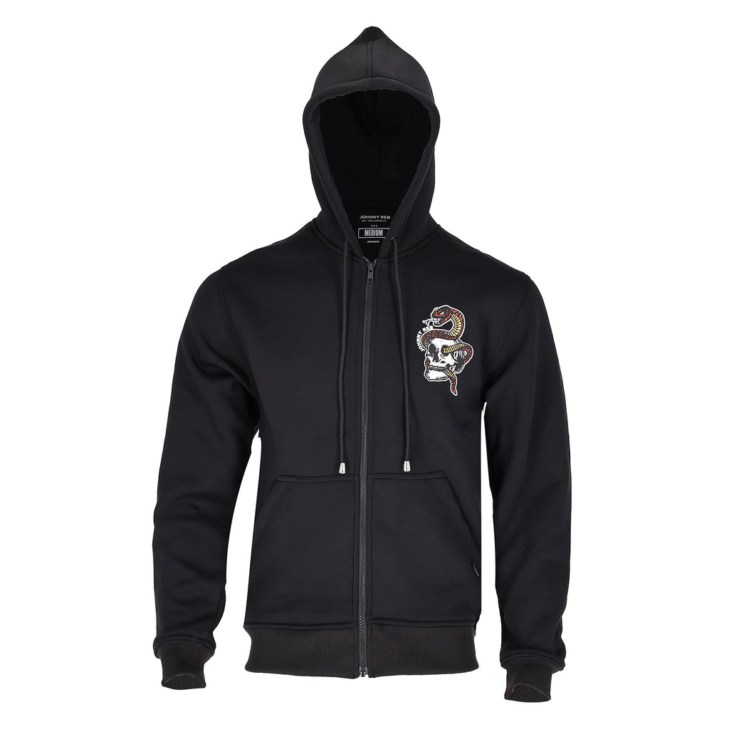 Johnny Reb Snake & Skull Full-Zip Hoodie - Red - product image 5