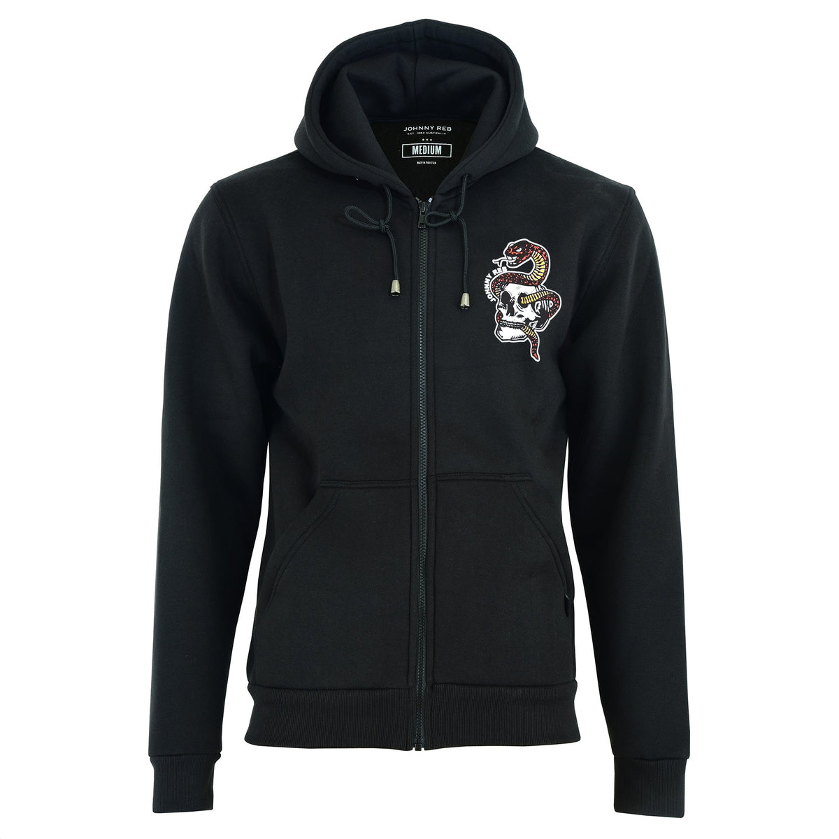 Johnny Reb Snake & Skull Full-Zip Hoodie - Red - product image 1