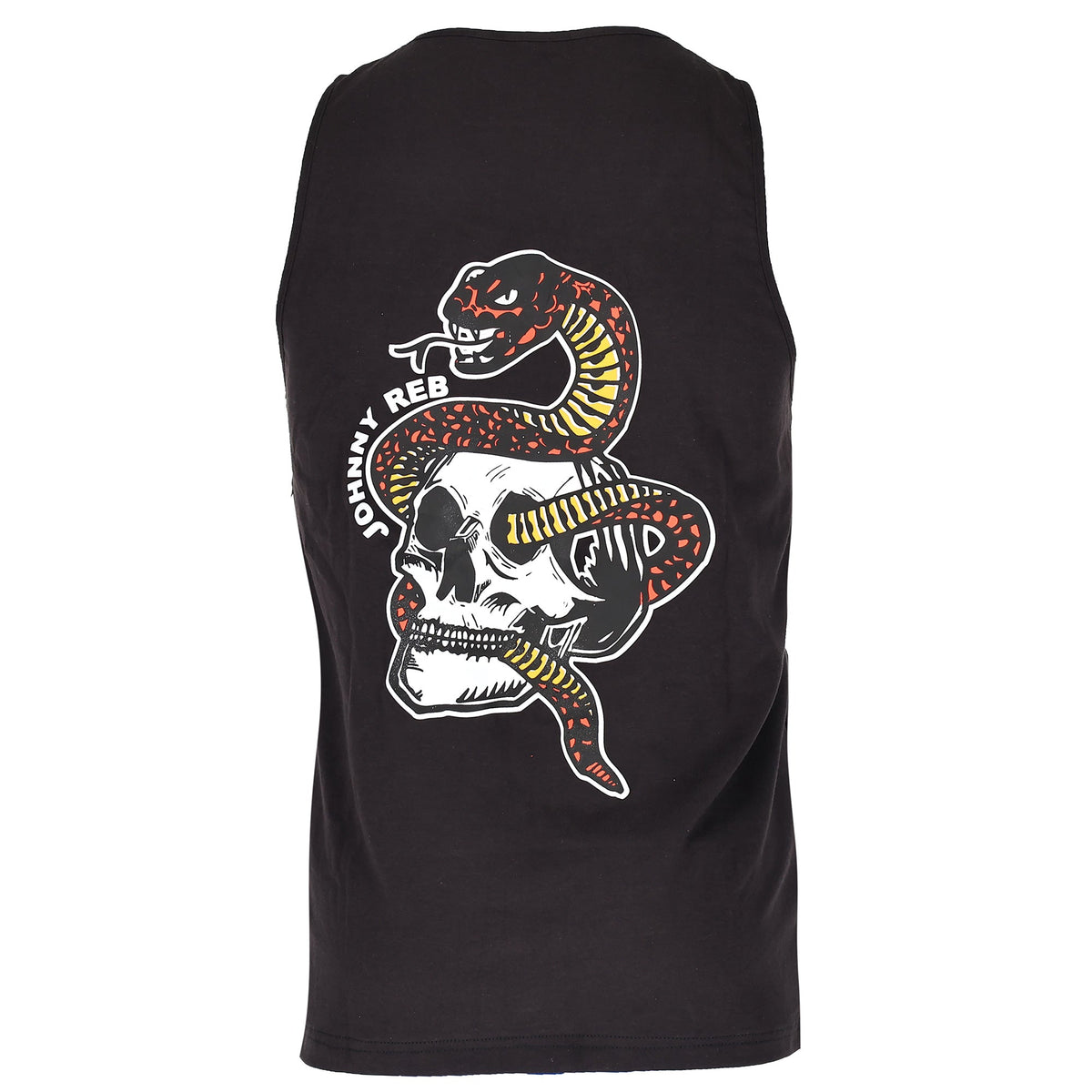 Johnny Reb Snake & Skull Tank - Red - product image 2