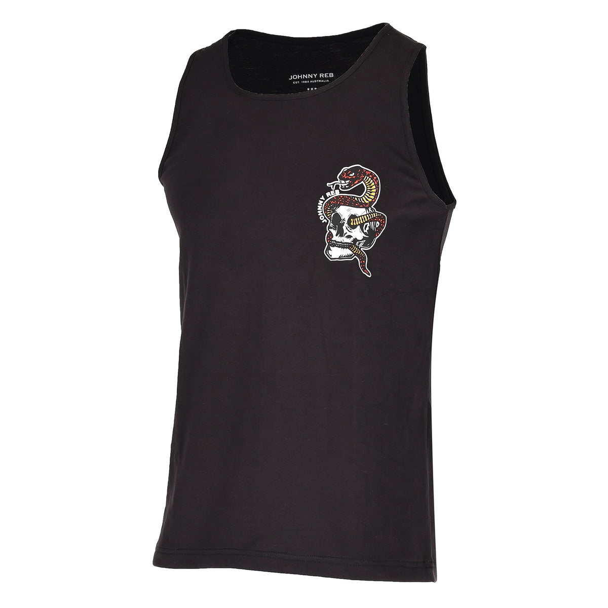 Johnny Reb Snake & Skull Tank - Red - product image 1