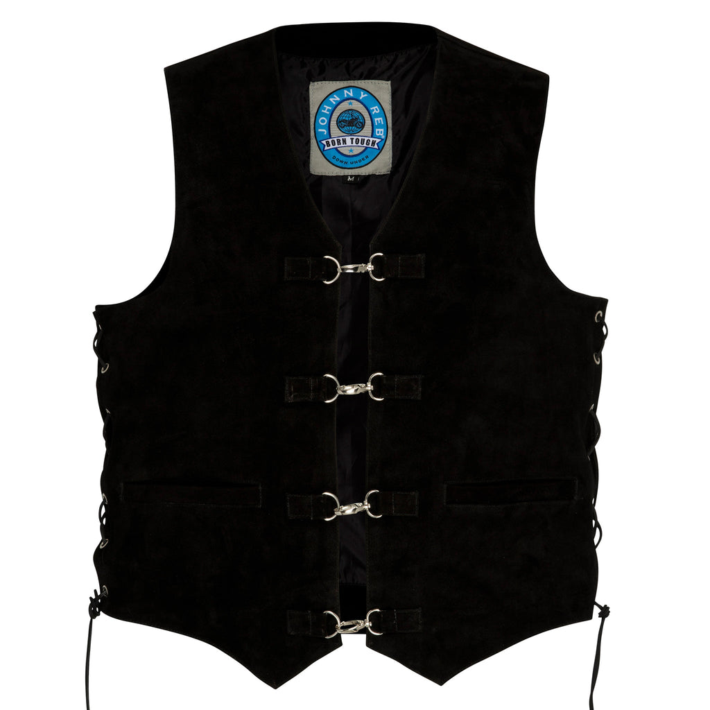Johnny Reb Men's Longreach Suede Vest