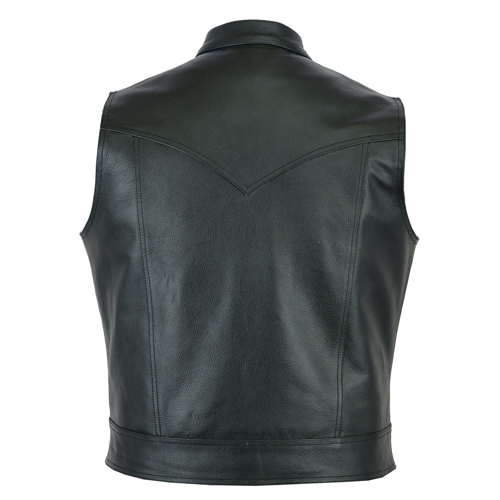 Johnny Reb Men's Pacific Leather Vest