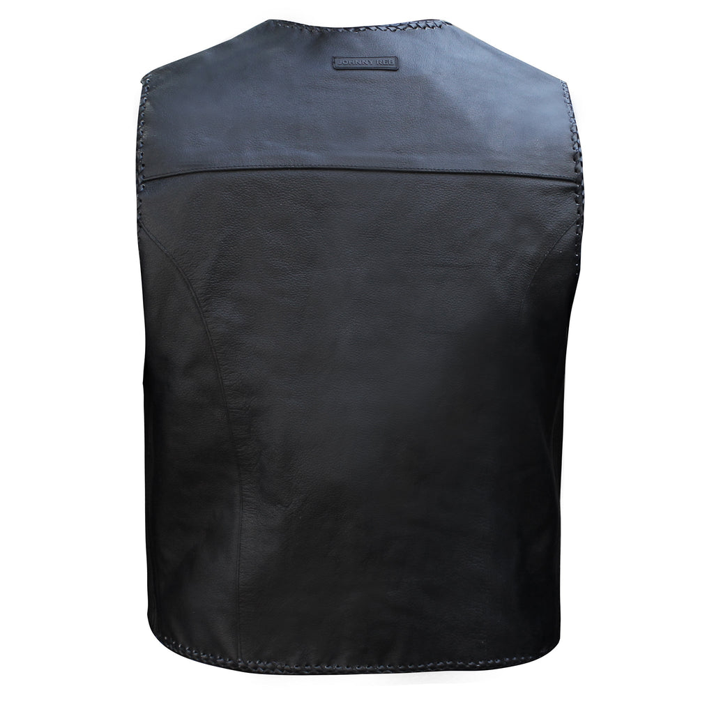 Johnny Reb Men's Murray Leather Vest