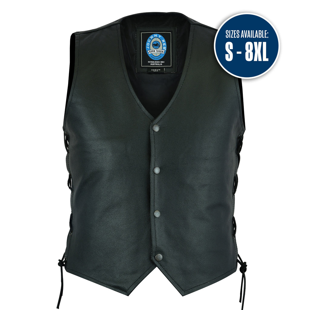 Johnny Reb Men's Plenty Leather Vest