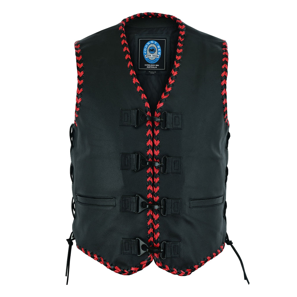 Johnny Reb Men's Springbrook Leather Vest