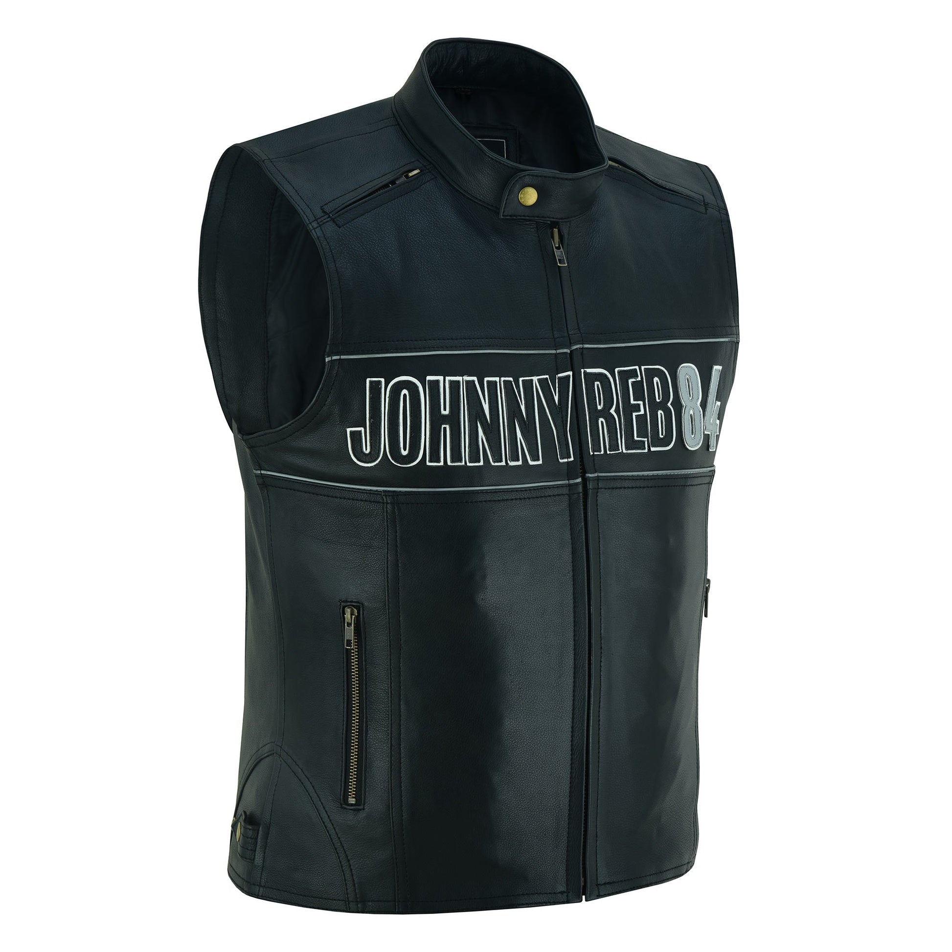Johnny Reb Men's 1984 Leather Vest