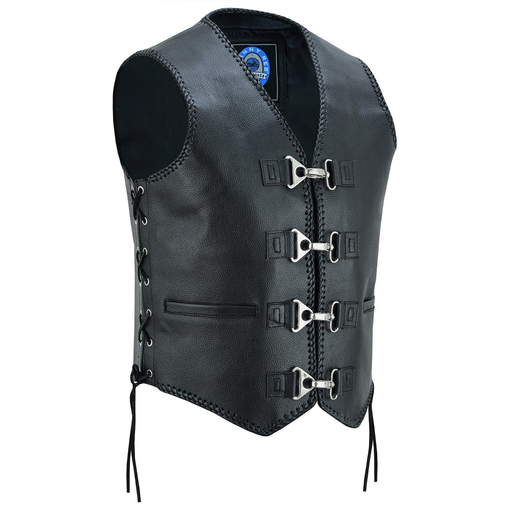 Johnny Reb Men's Bullar Leather Vest