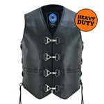 Johnny Reb Men's Bullar Leather Vest