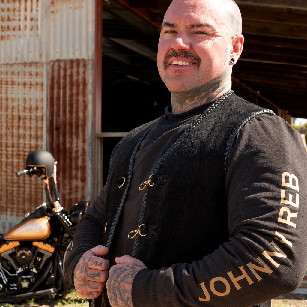 Johnny Reb '1984' Gold Lightning Ridge Vest