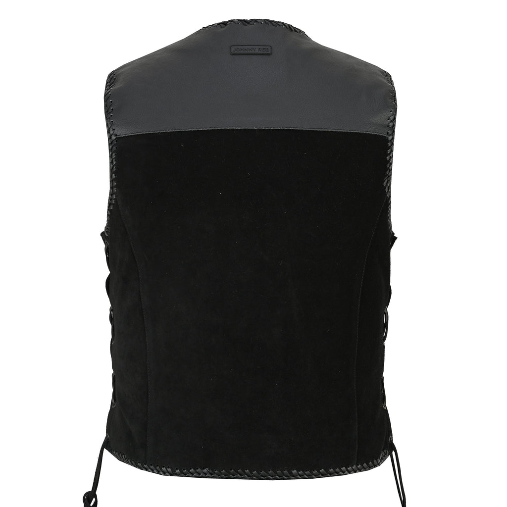 Johnny Reb Tamworth Suede Vest - Black - product image 3