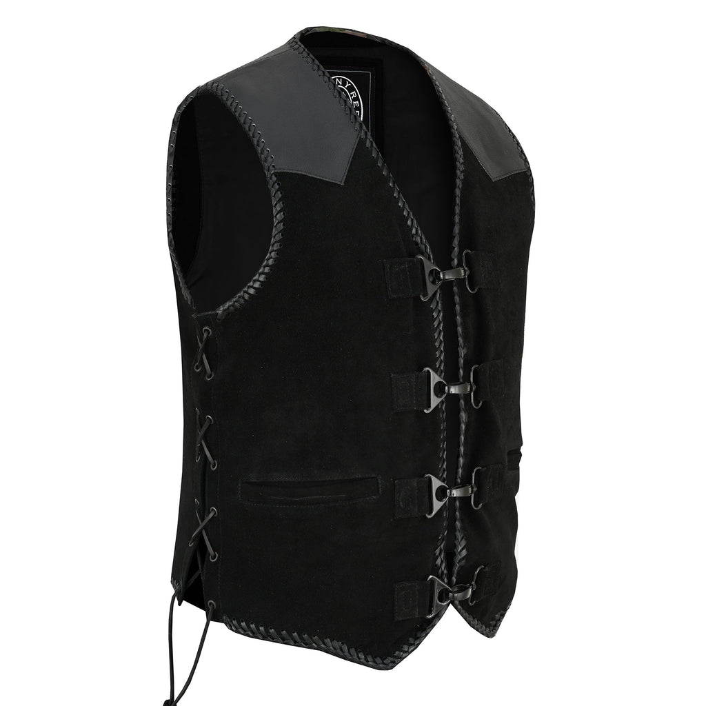 Johnny Reb Tamworth Suede Vest - Black - product image 4