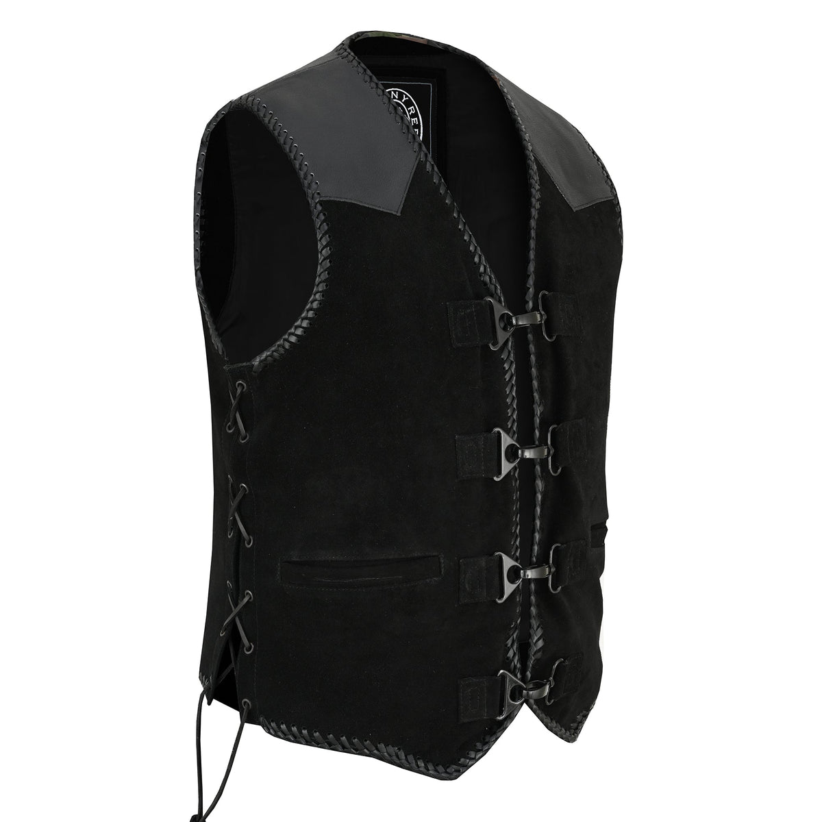 Johnny Reb Tamworth Suede Vest - Black - product image 4
