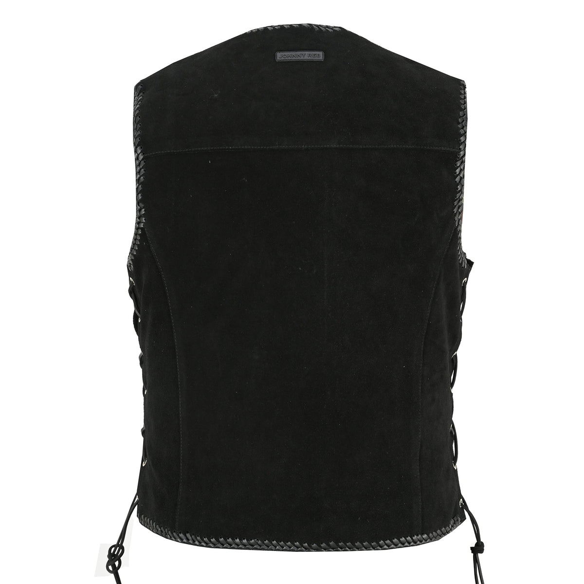 Johnny Reb Snowy Suede Vest - Black - product image 3
