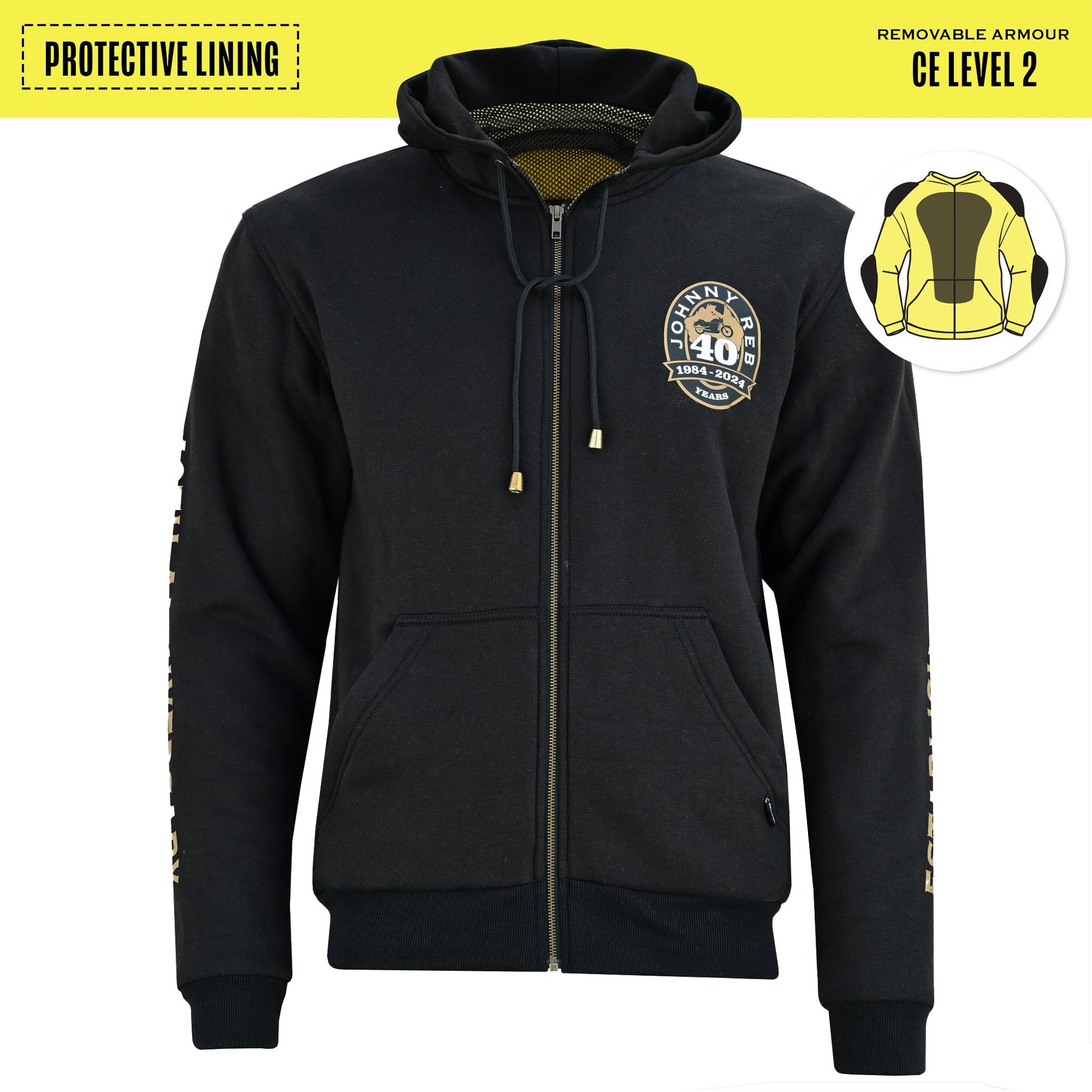 Johnny Reb Men's 40th Anniversary Protective Full Zip Hoodie