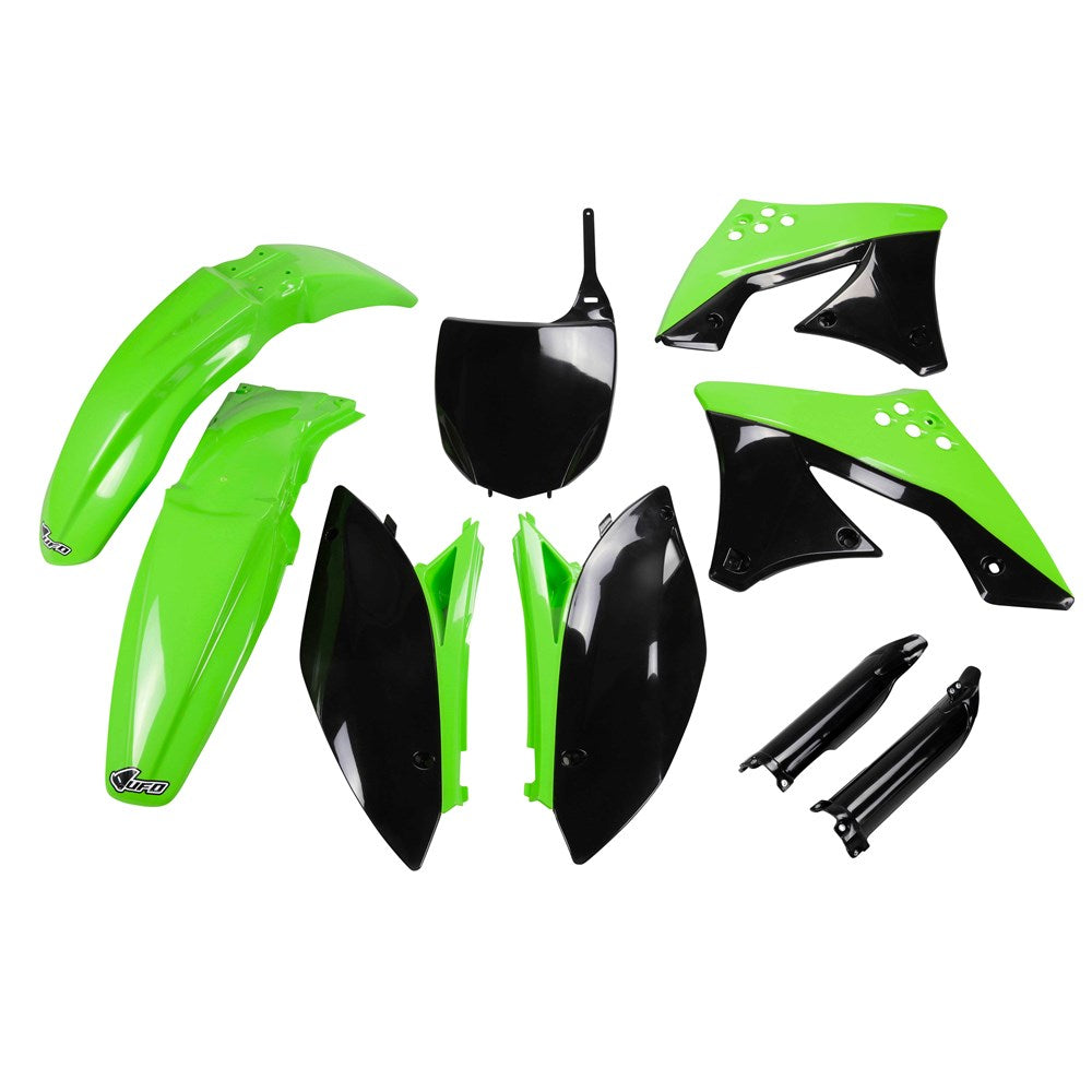 UFO KAWASAKI FULL PLASTICS KIT KX250F 09 & 12 (OEM) (WAS KAKIT212E999)