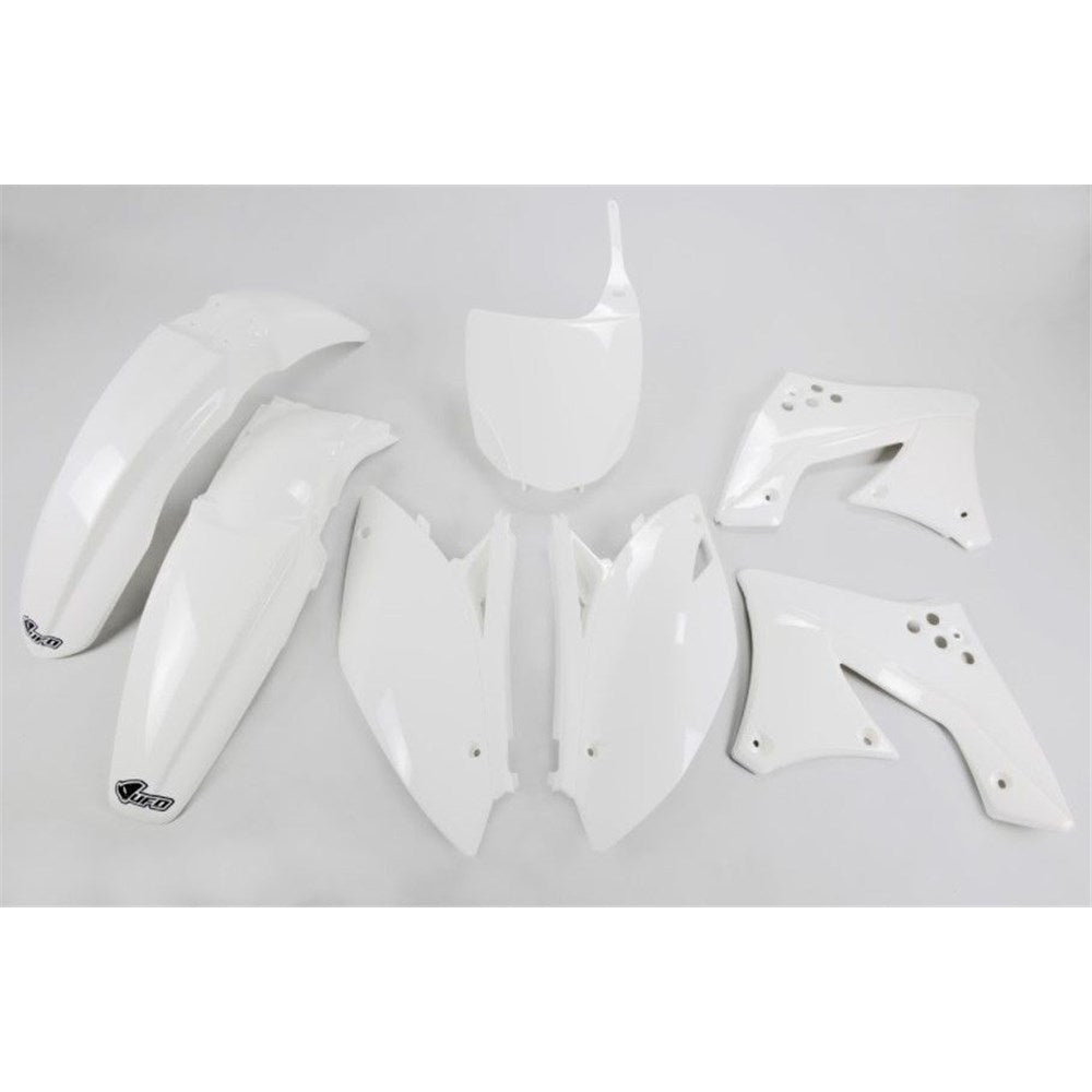 UFO KAWASAKI PLASTIC KIT KX250F 10-11 WHT 