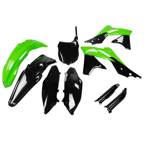 UFO KAWASAKI FULL PLASTICS KIT KX250F 13 OEM) (WAS KAKIT219E999)