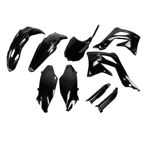 UFO KAWASAKI FULL PLASTICS KIT KX450F 13-15 BLK (WAS KAKIT220E001)