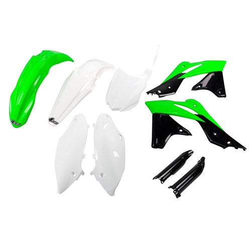 UFO KAWASAKI FULL PLASTICS KIT KX250F 14-15 (OEM 14-15) (WAS KAKIT221E999)