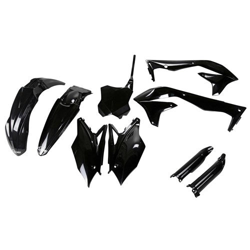UFO KAWASAKI FULL PLASTICS KIT KX450F 16-17 BLK (WAS KAKIT223E001)
