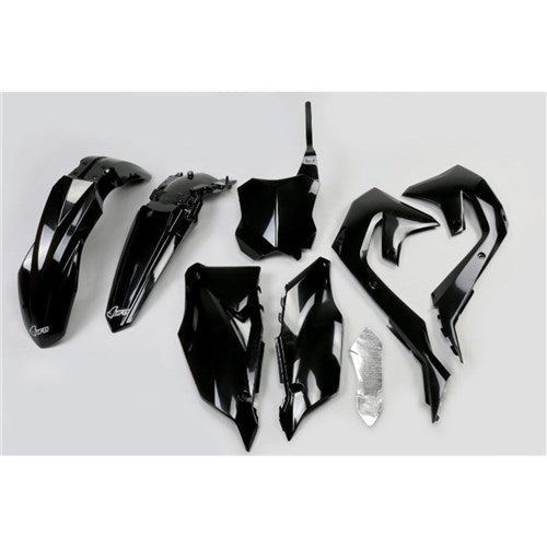 UFO KAWASAKI PLASTICS KIT KX250F 21-23/KX450F 19-23 BLK (WILL BECOME KAKIT227FE001) #
