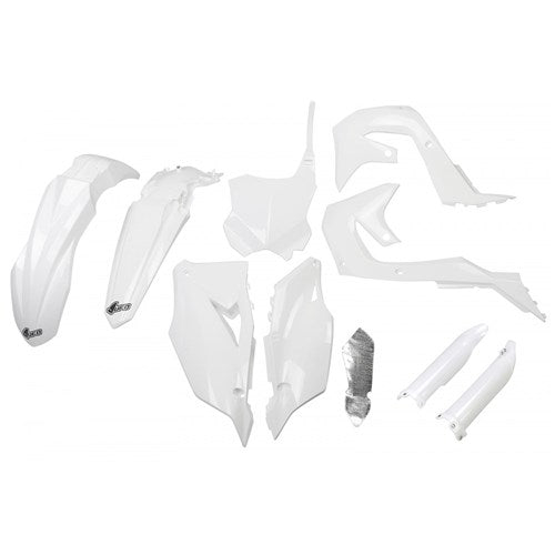 UFO KAWASAKI FULL PLASTICS KIT KX250F 21-23/KX450F 19-23 WHT (WAS KAKIT227E047)
