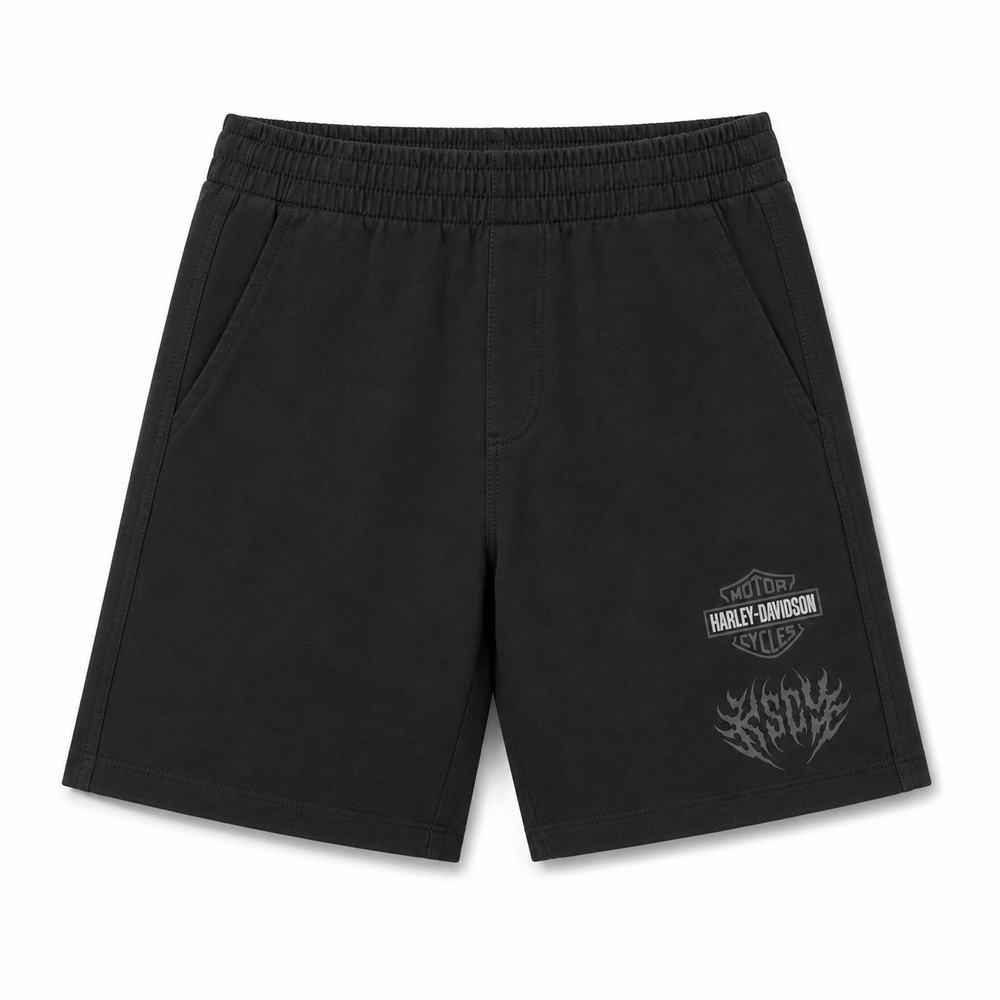KSCY X Harley-Davidson Liberator Mosh Baggy Shorts