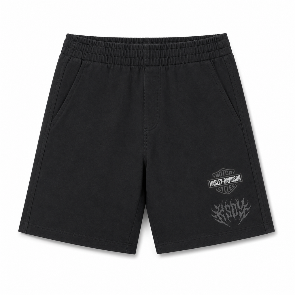 KSCY X Harley-Davidson Liberator Mosh Baggy Shorts