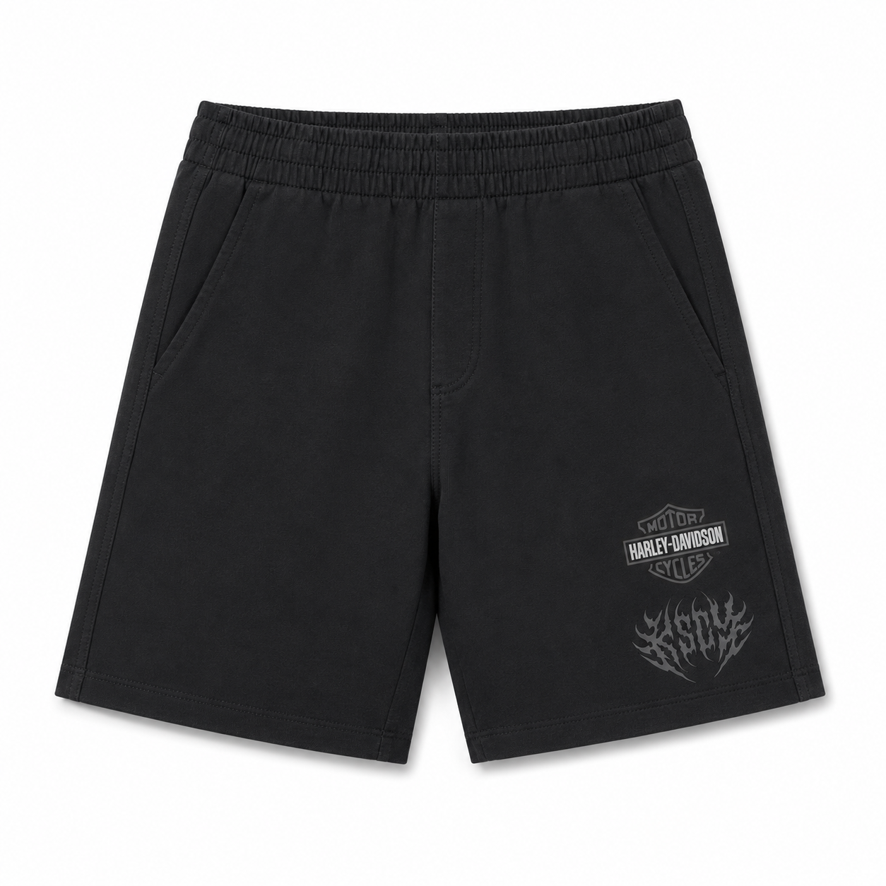 KSCY X Harley-Davidson Liberator Mosh Baggy Shorts