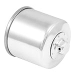 K&N Oil Filter - Chrome Finish