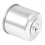 K&N Oil Filter - Chrome Finish