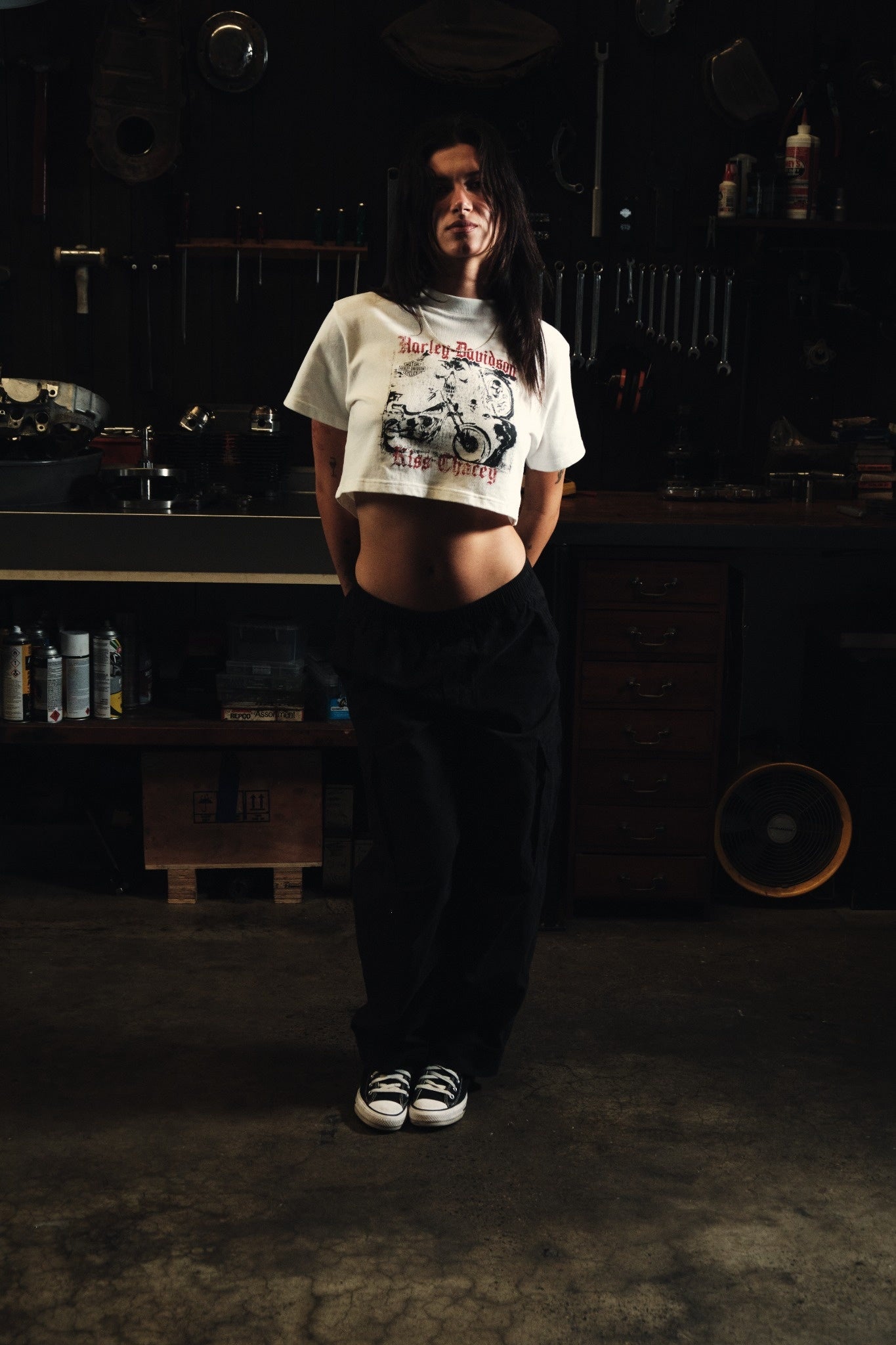 KSCY X Harley-Davidson Breakout Crop Tee