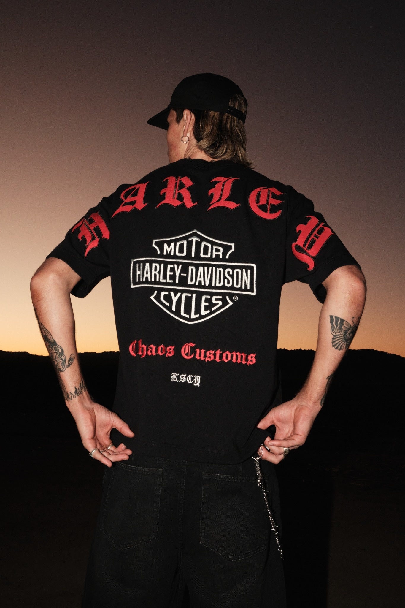 KSCY X Harley-Davidson Rev Loopback Street Tee