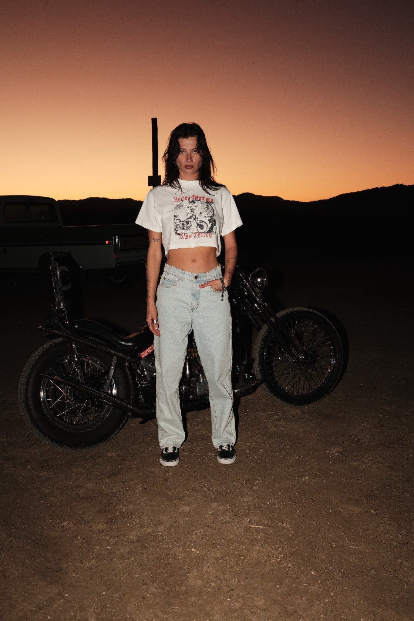 KSCY X Harley-Davidson Breakout Crop Tee