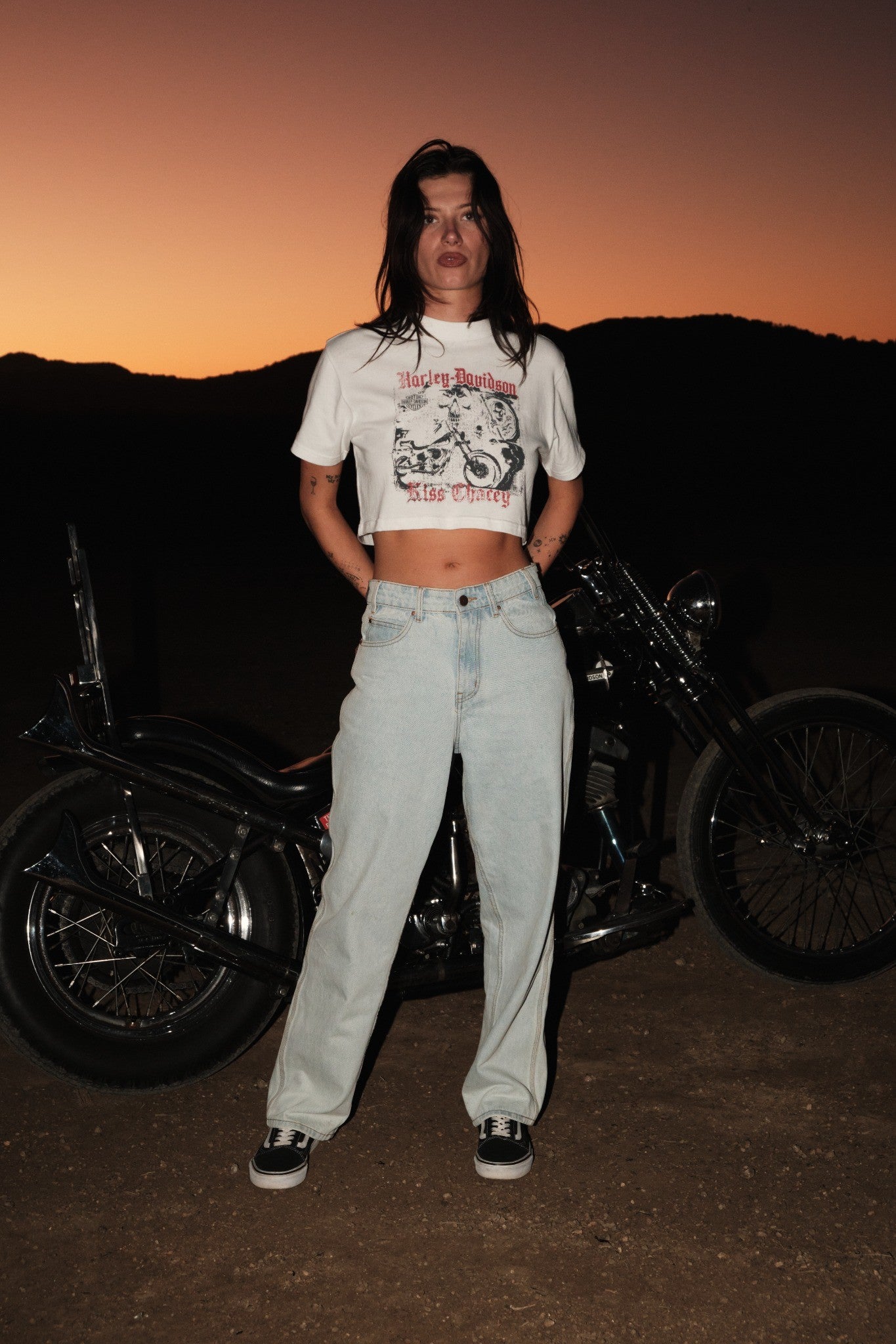 KSCY X Harley-Davidson Breakout Crop Tee