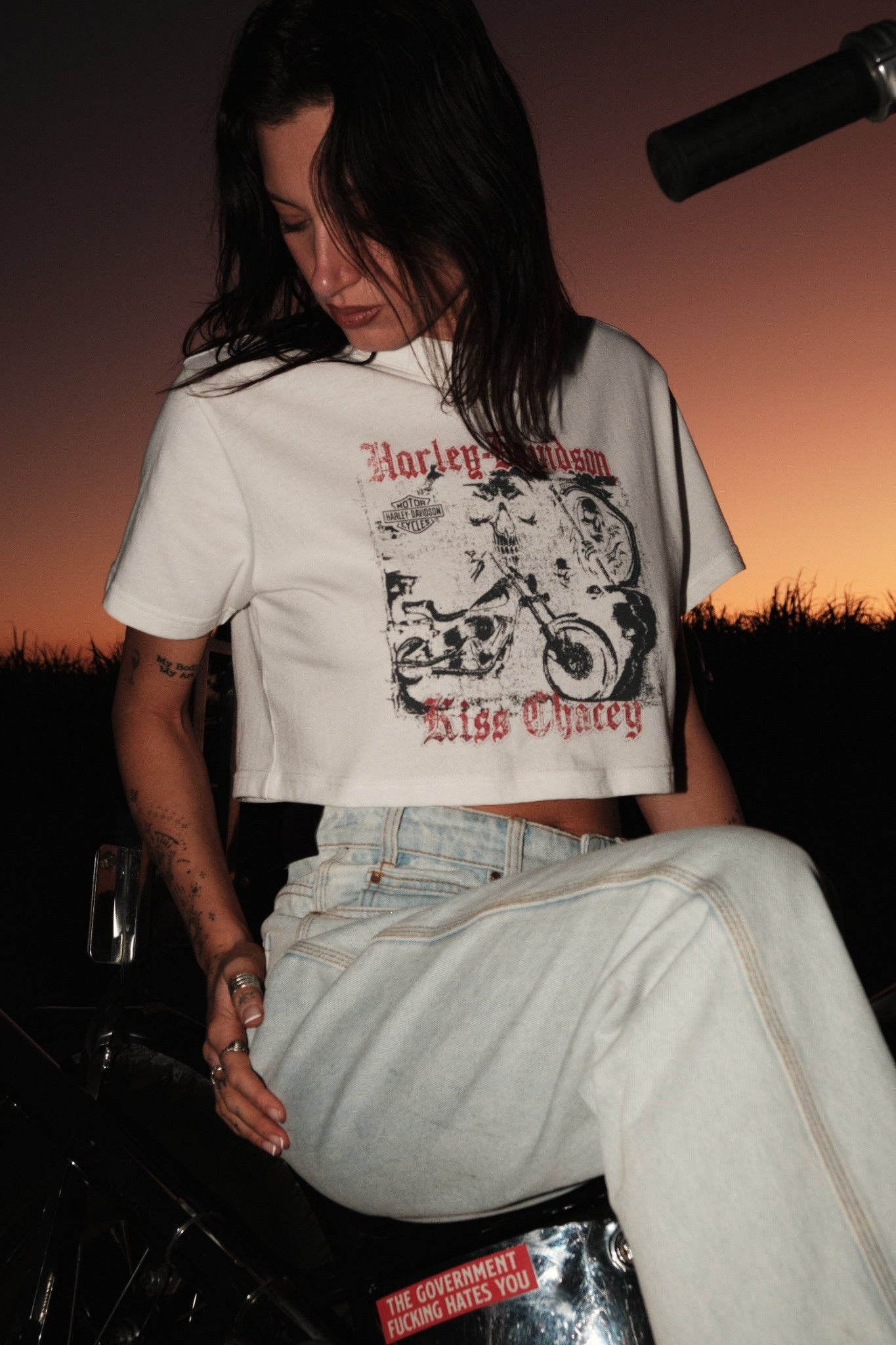 KSCY X Harley-Davidson Breakout Crop Tee