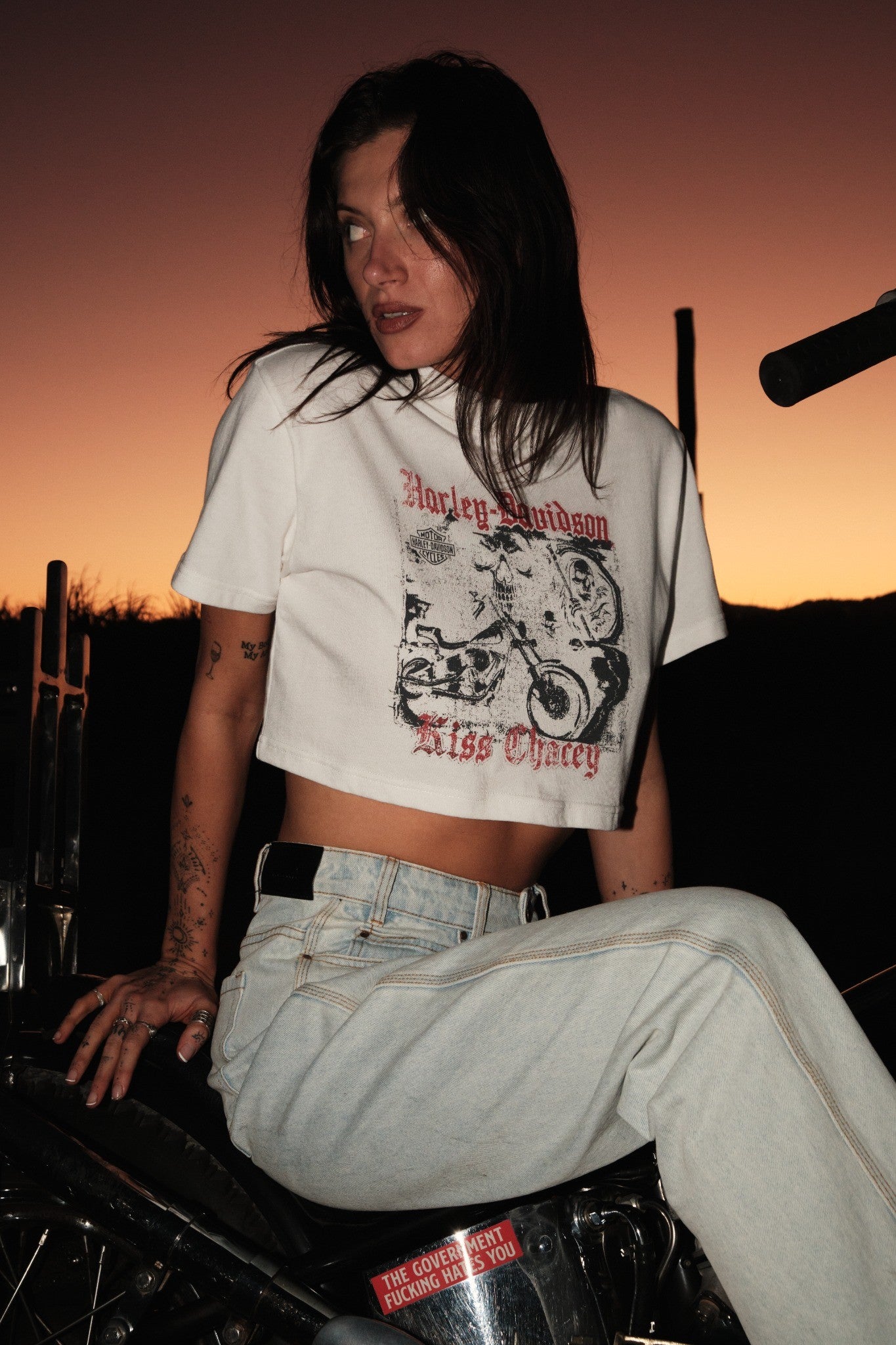 KSCY X Harley-Davidson Breakout Crop Tee