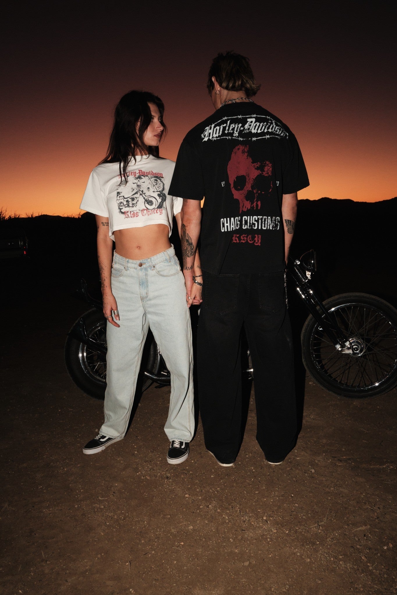 KSCY X Harley-Davidson Breakout Crop Tee