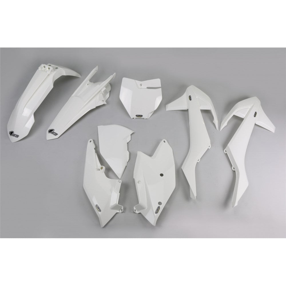 UFO KTM PLASTICS KIT SX/SXF 16-18 WHT NO SX250 16 (WILL BECOME KTKIT517FE00) 